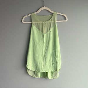 Athleta Green Racerback Tank